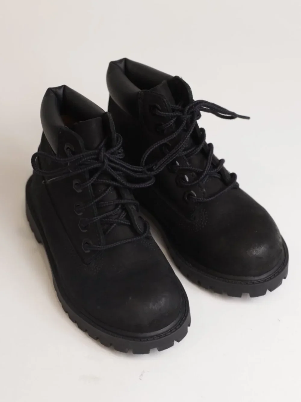Timberland Toddler Premium 6in Waterproof Boots - Black Nubuck Size US 9